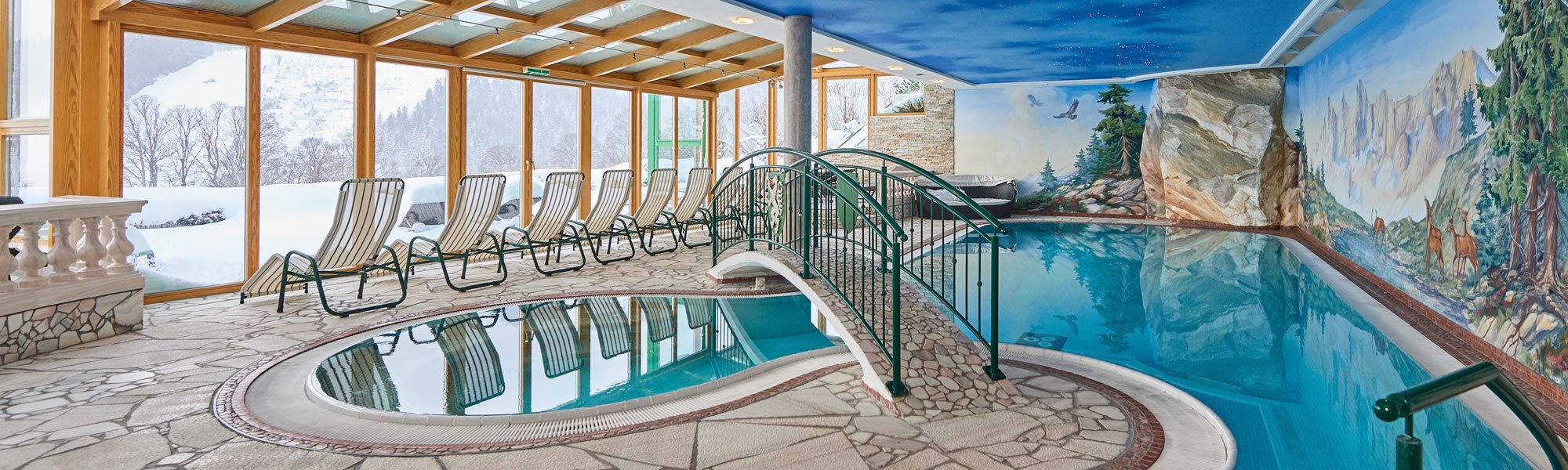 4 Sterne Hotel Pension Jagdhof in Ramsau am Dachstein mit Hallenbad