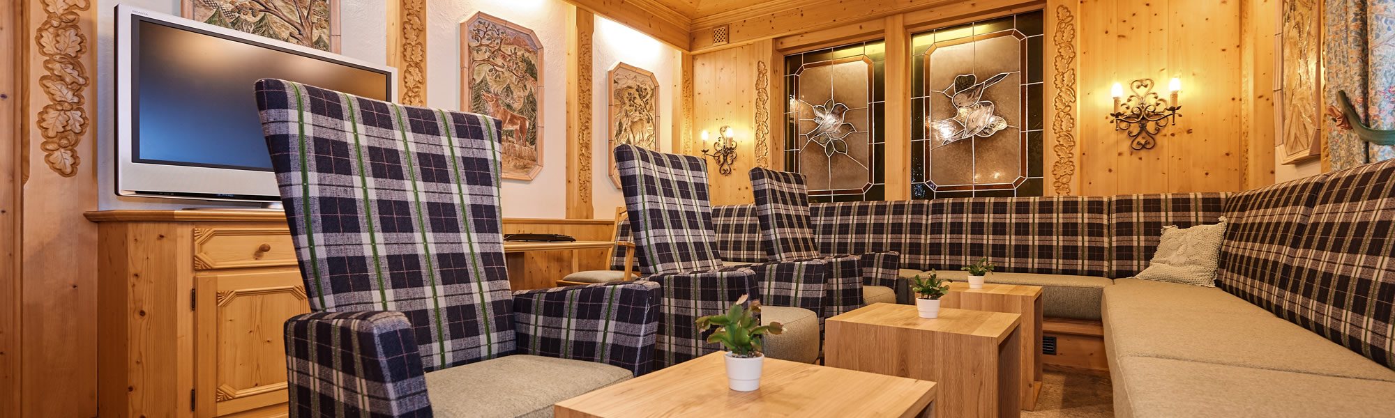 Gemütliches Jagdstüberl in der Hotel Pension Jagdhof