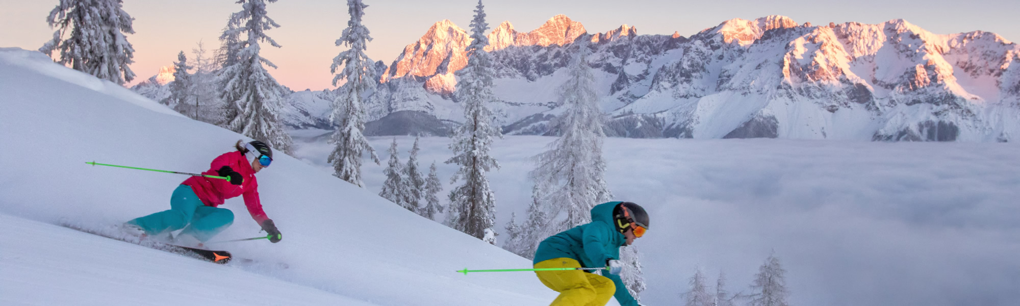 Skifahren in der Skiregion Schladming-Dachstein mitten in Ski amadé